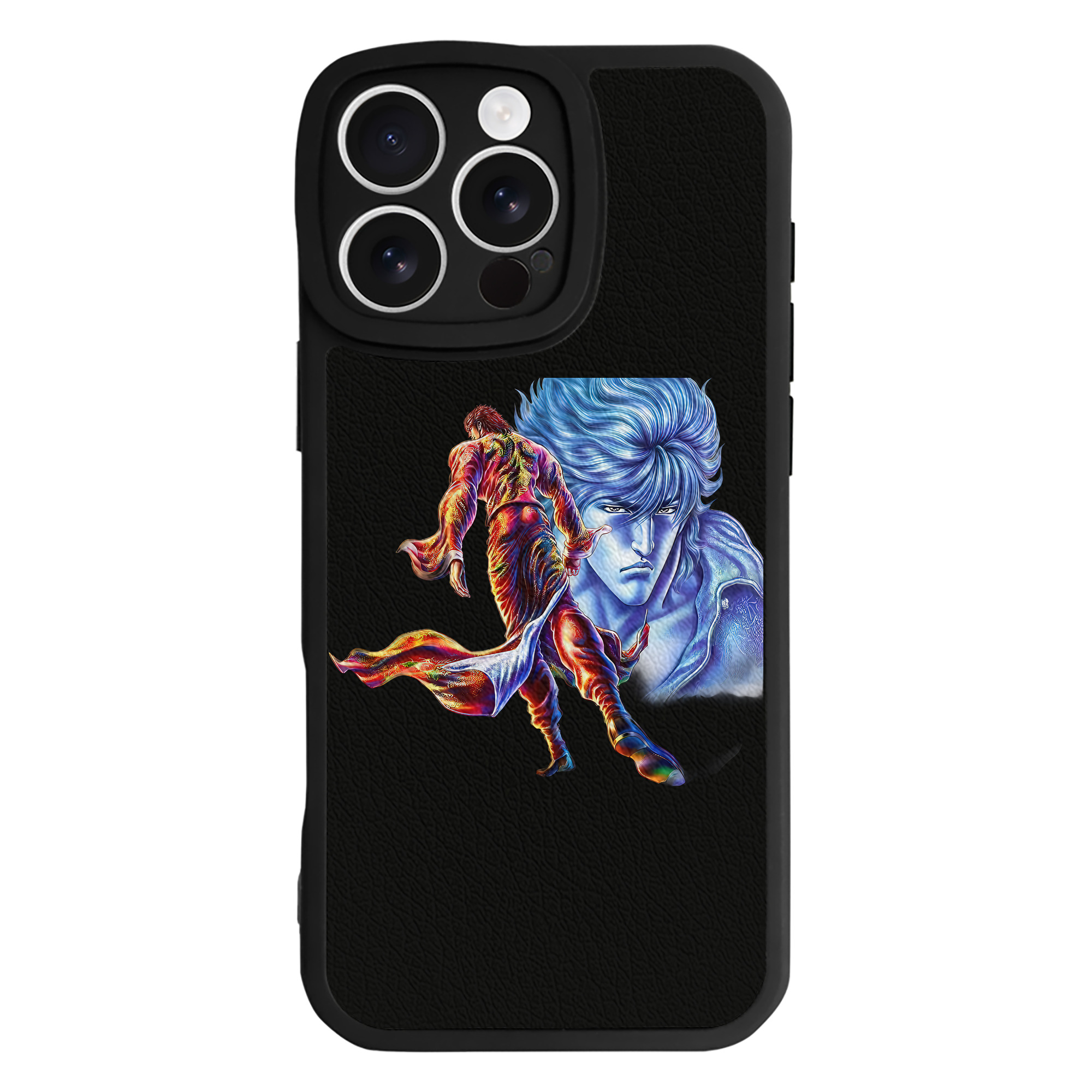 （画像用） 北斗の拳 Fist of the North Star 【iPhone 16シリーズ対応】シリコンスマホケース（レザー調） 材質：シリコン